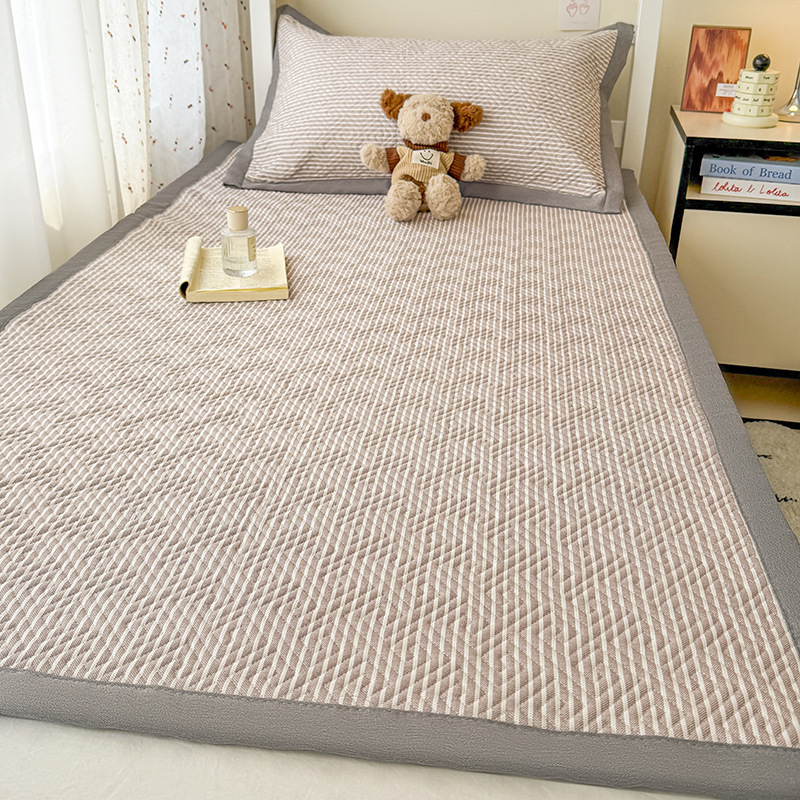 스트라이프즈 - 팁시 퍼플 [두꺼운 순면 낡은 거친 천 100%]