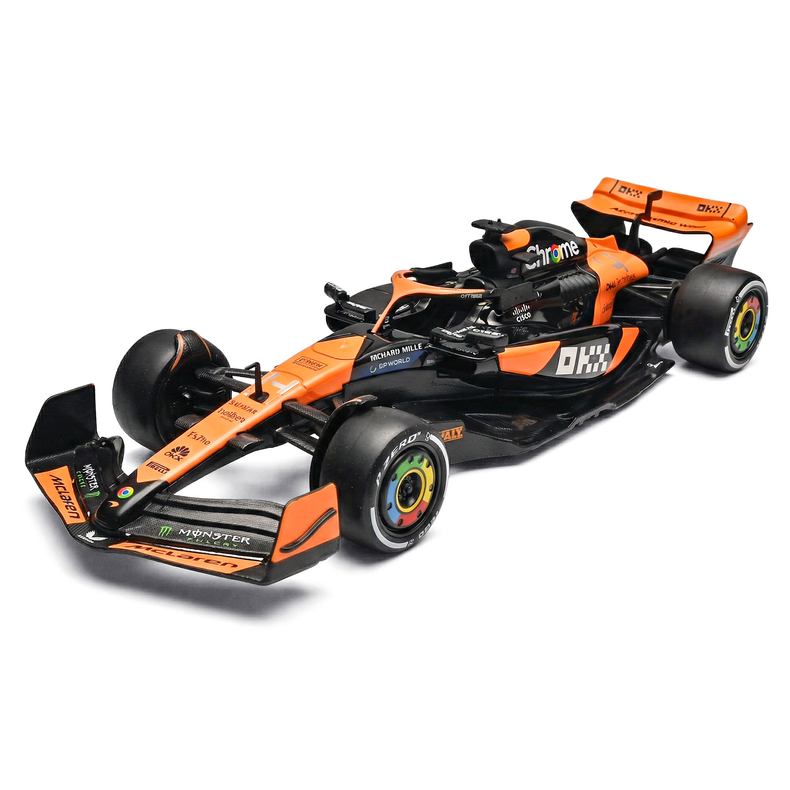 1:18 Fórmula 1 McLaren modelo de aleación de carreras simulación regalos de Navidad grandes adornos autos autos deportivos