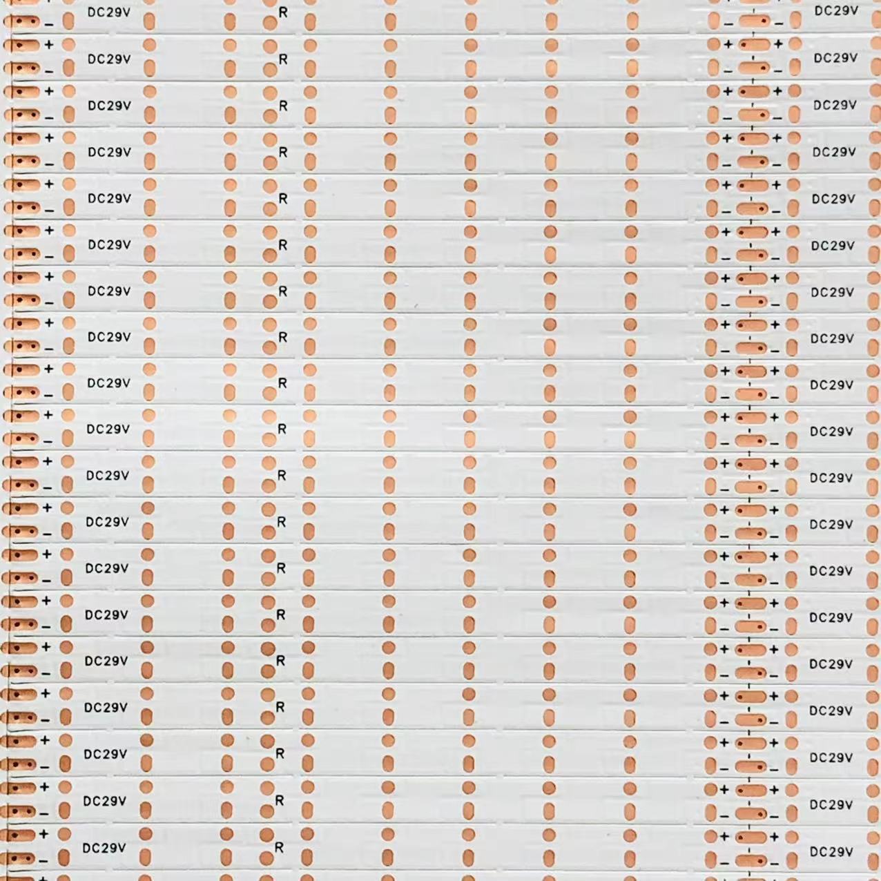 FPC柔性线路板2216 29V 144D/M 9D1R 双面白膜 背面无窗503*4MM*5