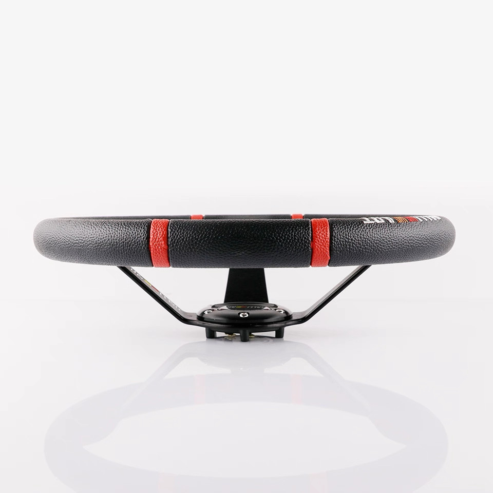 14inch Ralliart Car Modified Deep Concave Steering Wheel, Beidou Star Lancer Wing God Universal Sports Steering Wheel