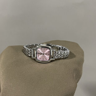 Small sugar cube chain watch for women ins British style student French niche simple high-end light luxury exquisite versatile