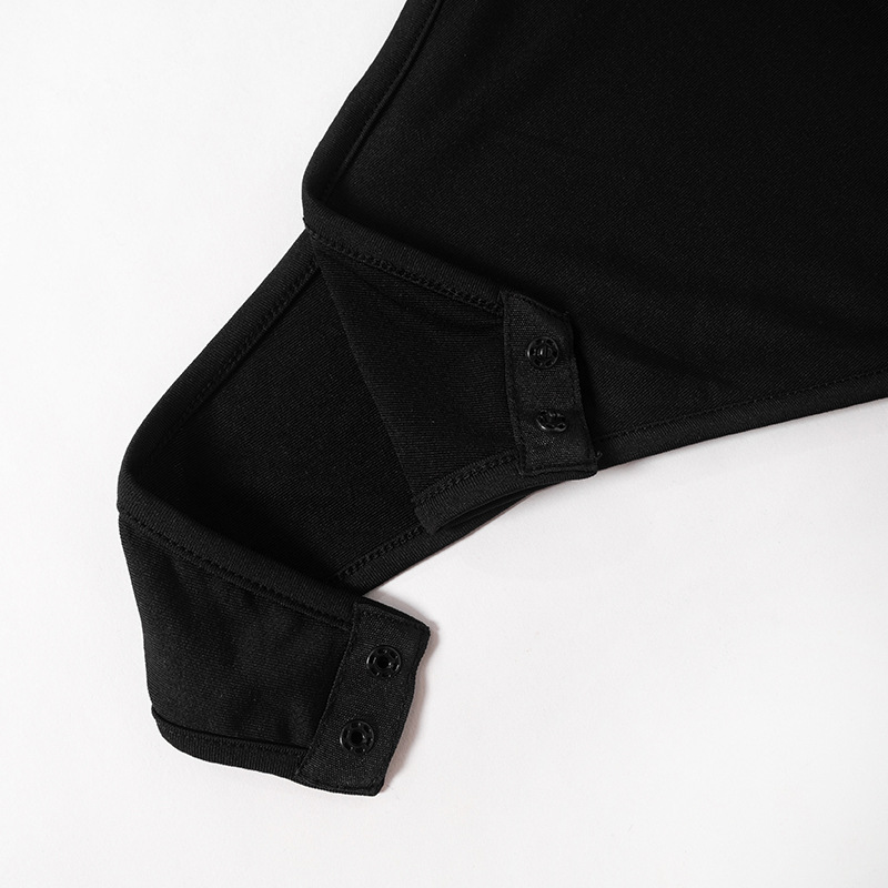 Women's Clothing M23BS479 new autumn fashion sexy mesh see through tight long sleeved jumpsuit for women_voghion.com