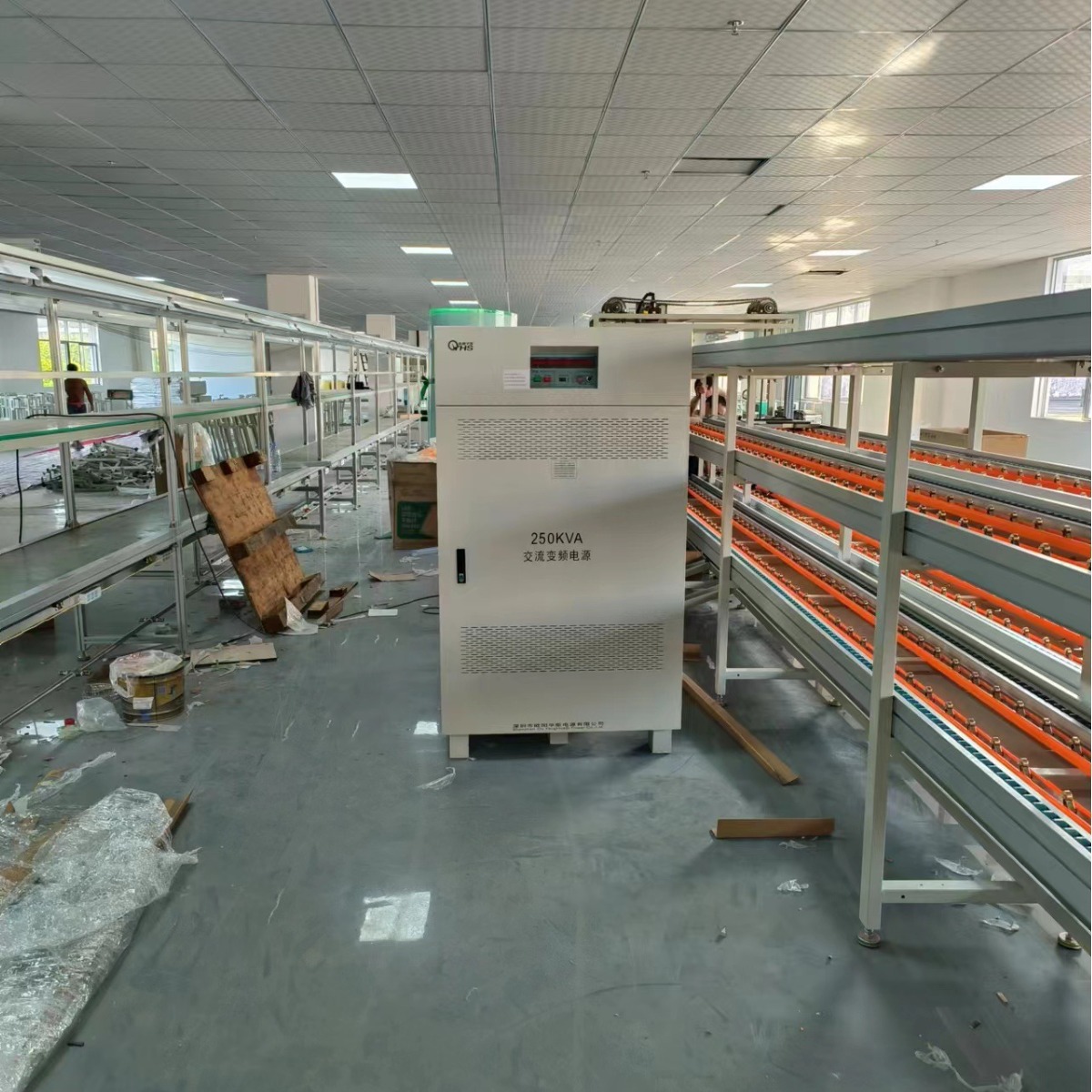 ŷ����˹250KVA��Ƶ��Դ������ݸ�紵��Ͳ���ң����120V 60HZ