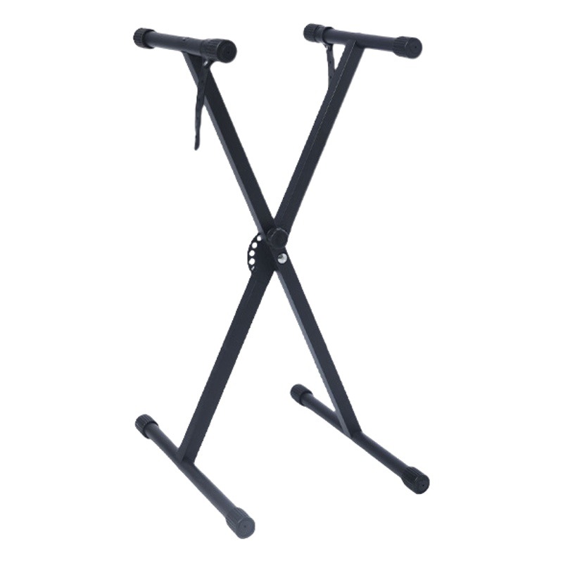 Soporte de Piano Electrónico para niños desmontable soporte de teclado plegable de elevación de un solo tubo soporte de piano tipo X accesorios de instrumentos musicales soporte de piano X individual