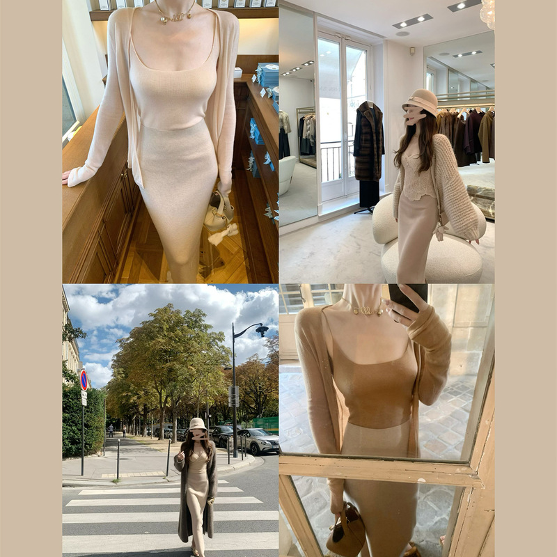 Rio Illustrated_Bi Elegant Curvy Ultra-High Waist Knitted Skirt