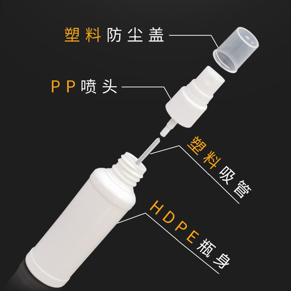 White plastic sprayer