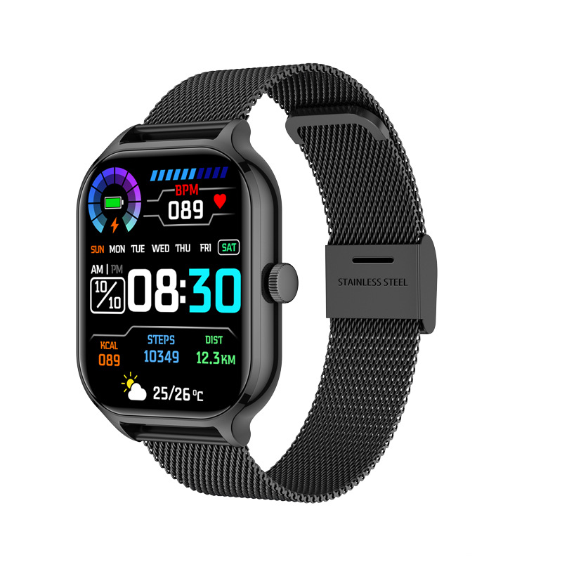 Reloj inteligente Z49 GTS4 con pantalla grande de 2,01", pulsera Bluetooth deportiva con monitor de frecuencia cardíaca