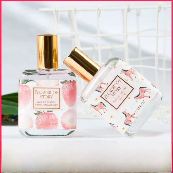 Net Red Live Explosions Flower Story Girl Student Lady Perfume Lasting Light Fragrance Fresh Osmanthus Light Fragrance 30ml