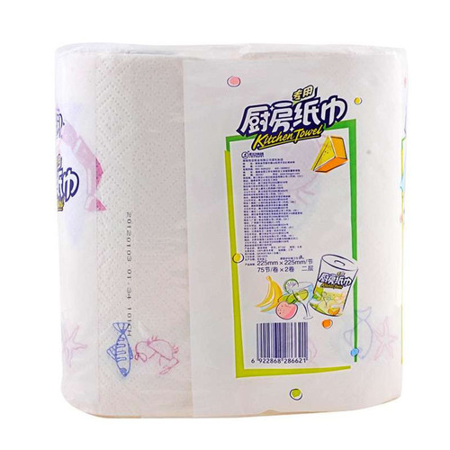 Heart-to-Heart Kitchen Oil Absorbent Paper Roll Pouch Economical Dish Cleaning Oil Absorbent Paper