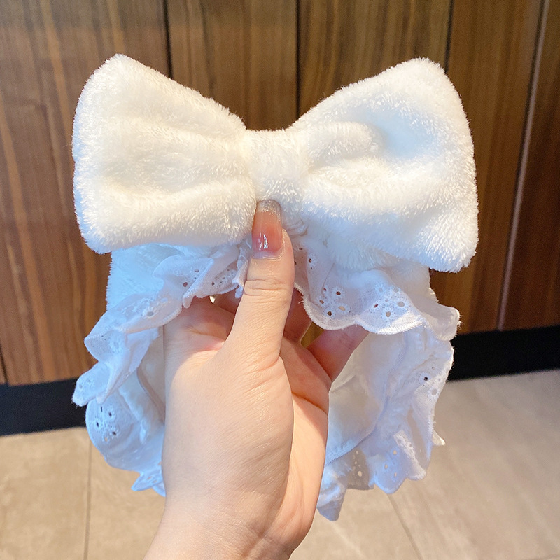 Cute pelúcia lavado facial correa de cabello para mujeres 2025 nuevo tipo de máscara especial para el cabello de maquillaje atar cabello correa de cabello