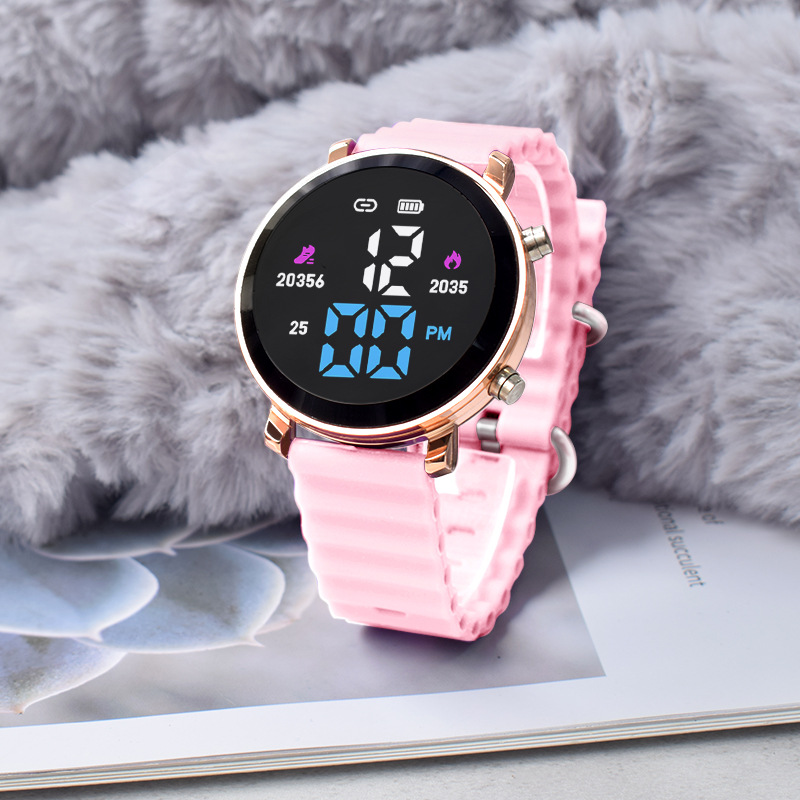 Silicone marine children's electronic fashionable brand watch strap