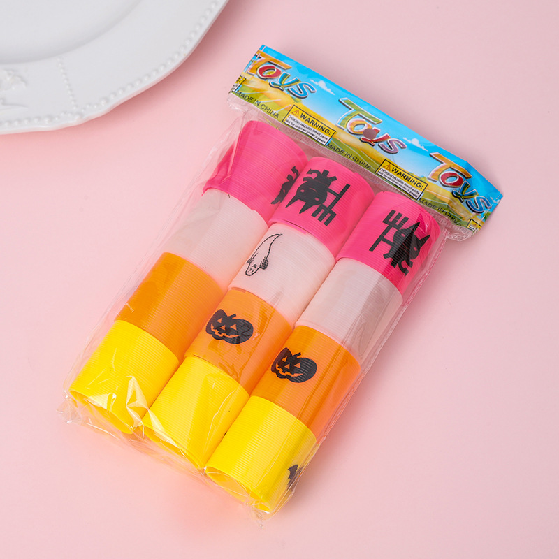 3,2*3,5 cm mini expresión Arco Iris círculo colorido círculo telescópico círculo elástico Círculo Mágico jardín de infantes juguetes pequeños al por mayor