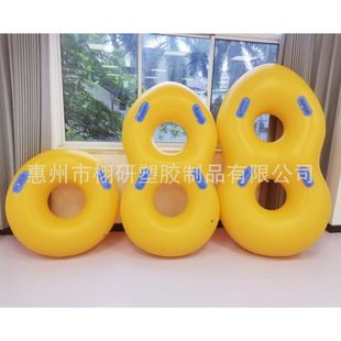 Water Park Raft Pvc Inflatable Single, Double, Four-Person Water Ski Ring Swimming Ring Wave Pool Surfing and Paddling