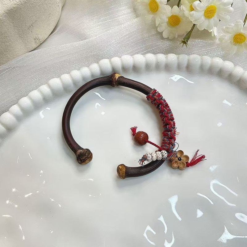 中国風チベット鶏の血藤を編む手作業でブレスレットを編む|undefined