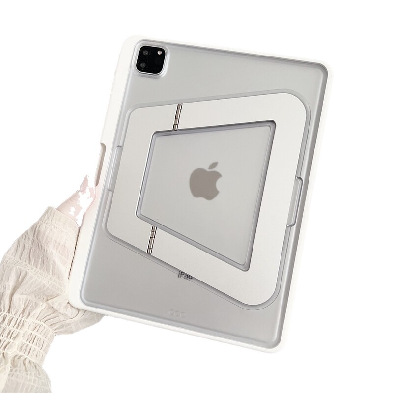 ipad 第 11 世代保護ケース pro11 透明アクリル 10.2 金属スタンド mini7/6 落下防止シェルに適しています。|undefined
