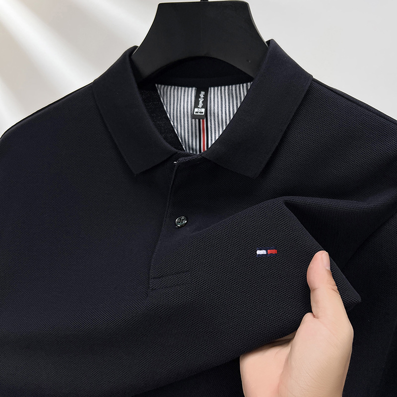 Tommy Kelly Men's Long-Sleeve T-Shirt, New Autumn/Spring Style, 100% Cotton Polo Shirt, Base Layer Men's Clothing