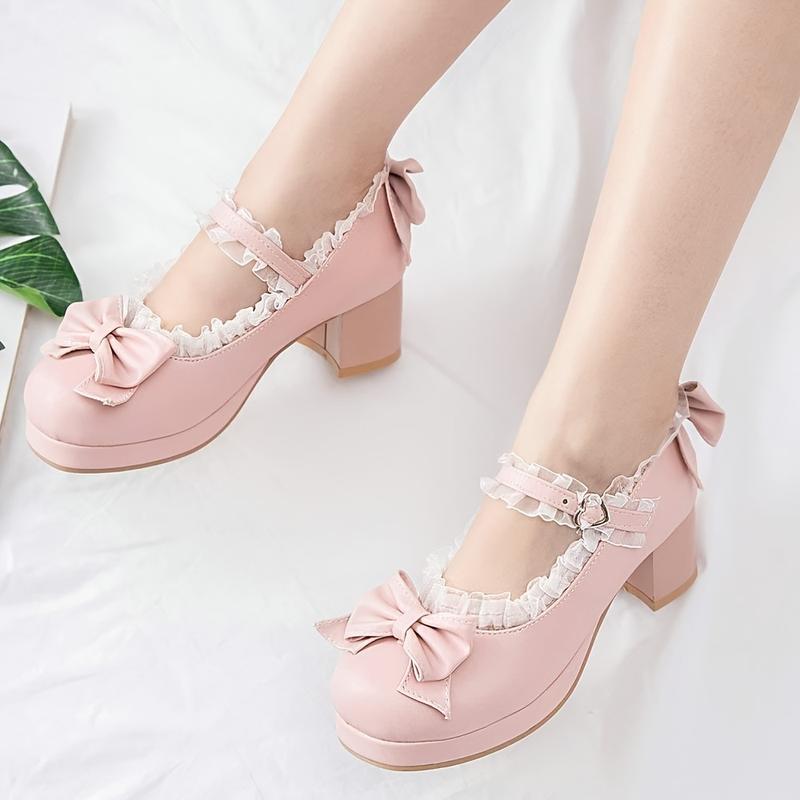 H6213 Amazon AliExpress Zapatos Mary Jane Transfronterizos Nuevo Alto