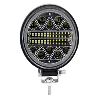 Автомобильный светодиодный рабочий свет 4 дюйма 102 Вт круглый 34LED Автомобильный свет Квадрат внедорожник вилочный погрузчик модифицированный прожектор