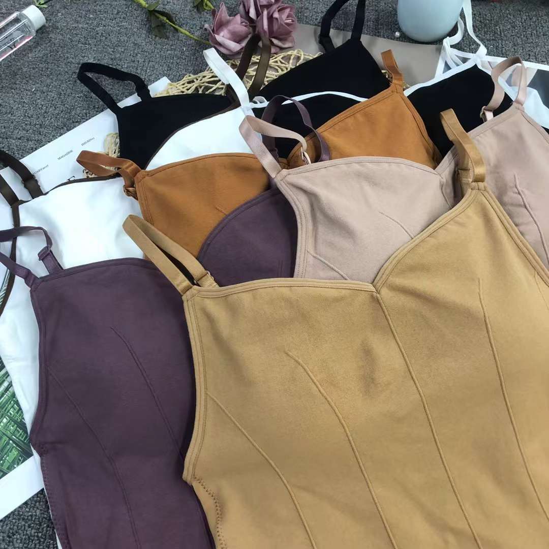 Nueva Seamless alta elástico Sling belleza de las mujeres chaleco inalámbrico yoga sujetador ropa interior deportiva al por mayor