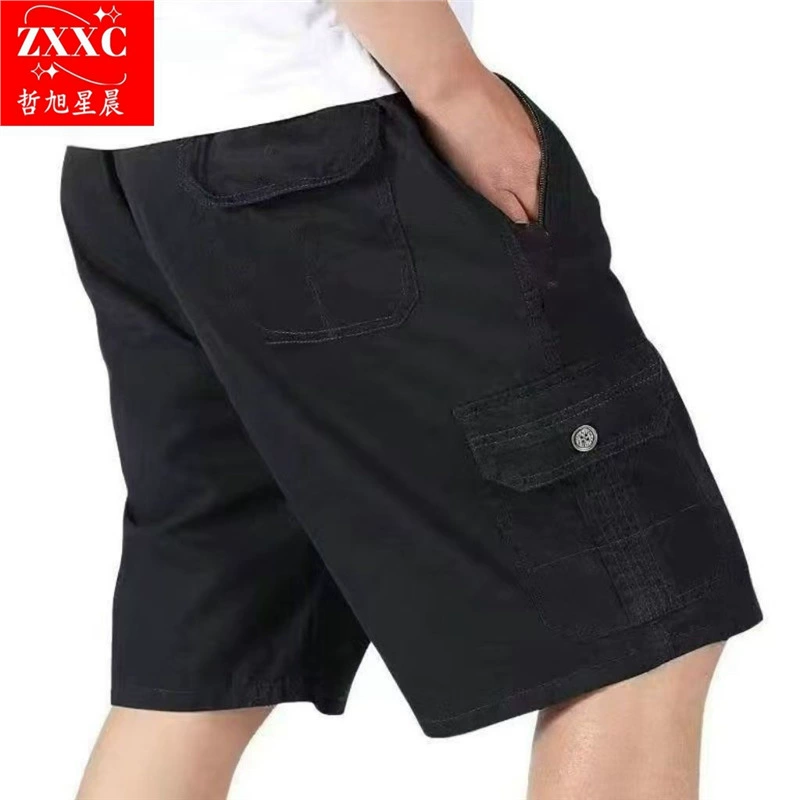 Summer thin shorts, trousers, for middle age, plus size