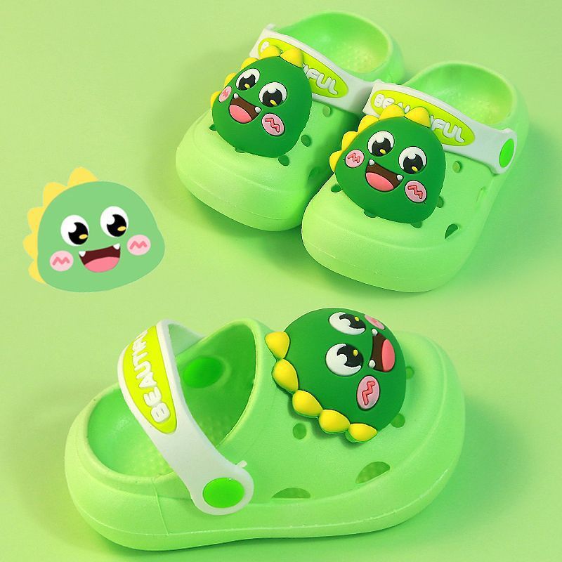 popular boy slippers summer children‘s hole cute girl child indoor non-slip soft bottom baby deodorant waterproof