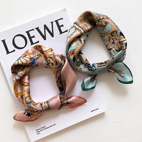 New mulberry silk fashionable decorative silk scarf for women spring, summer and autumn silk professional square scarf
