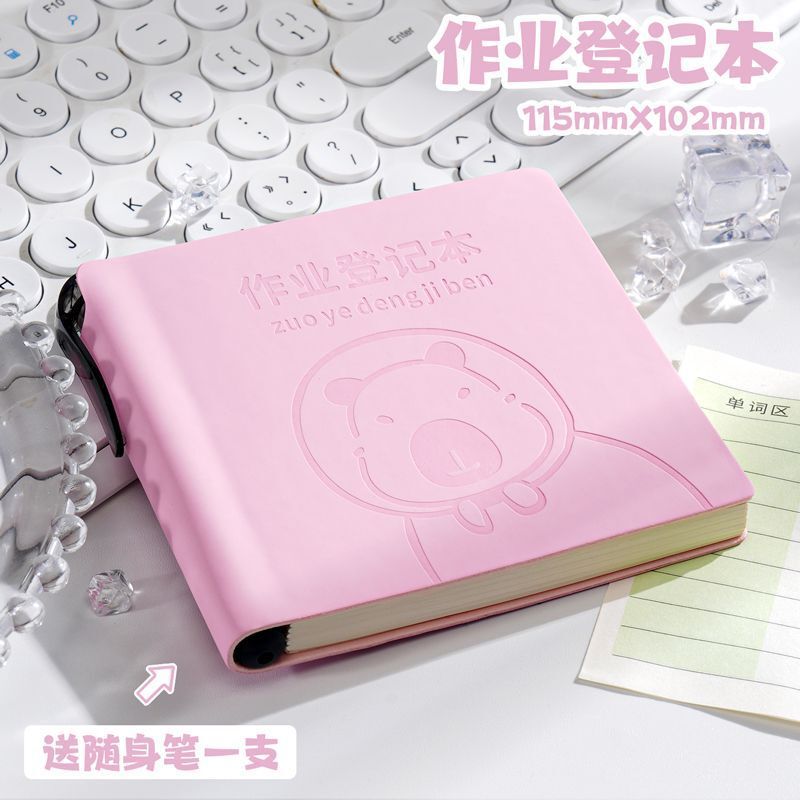 英语单词本随身携带口袋本a7小本子方形皮面笔记本随手记背单词记|undefined