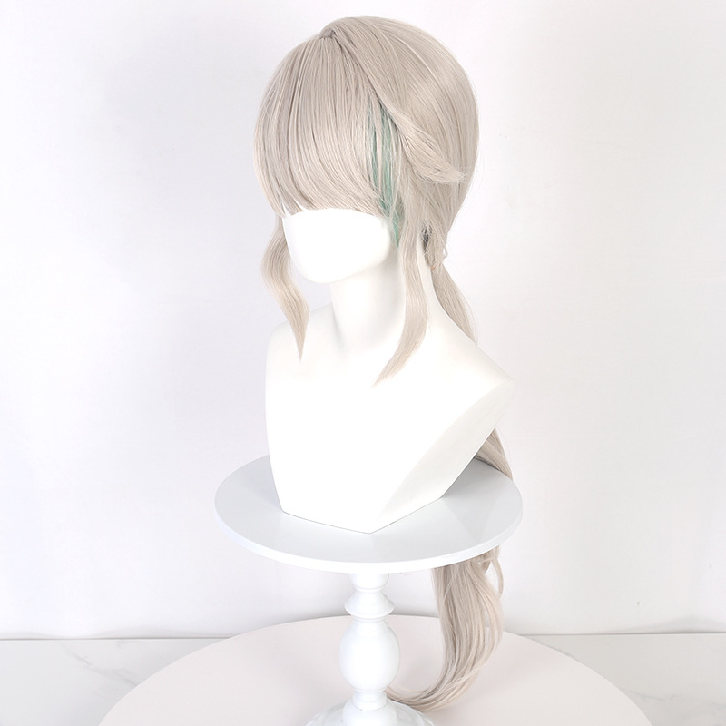 Cardamomo original Dios Linette cos peluca lado trenzado simulación cuero cabelludo resaltar modelo de modelado Ventas Directas la fábrica