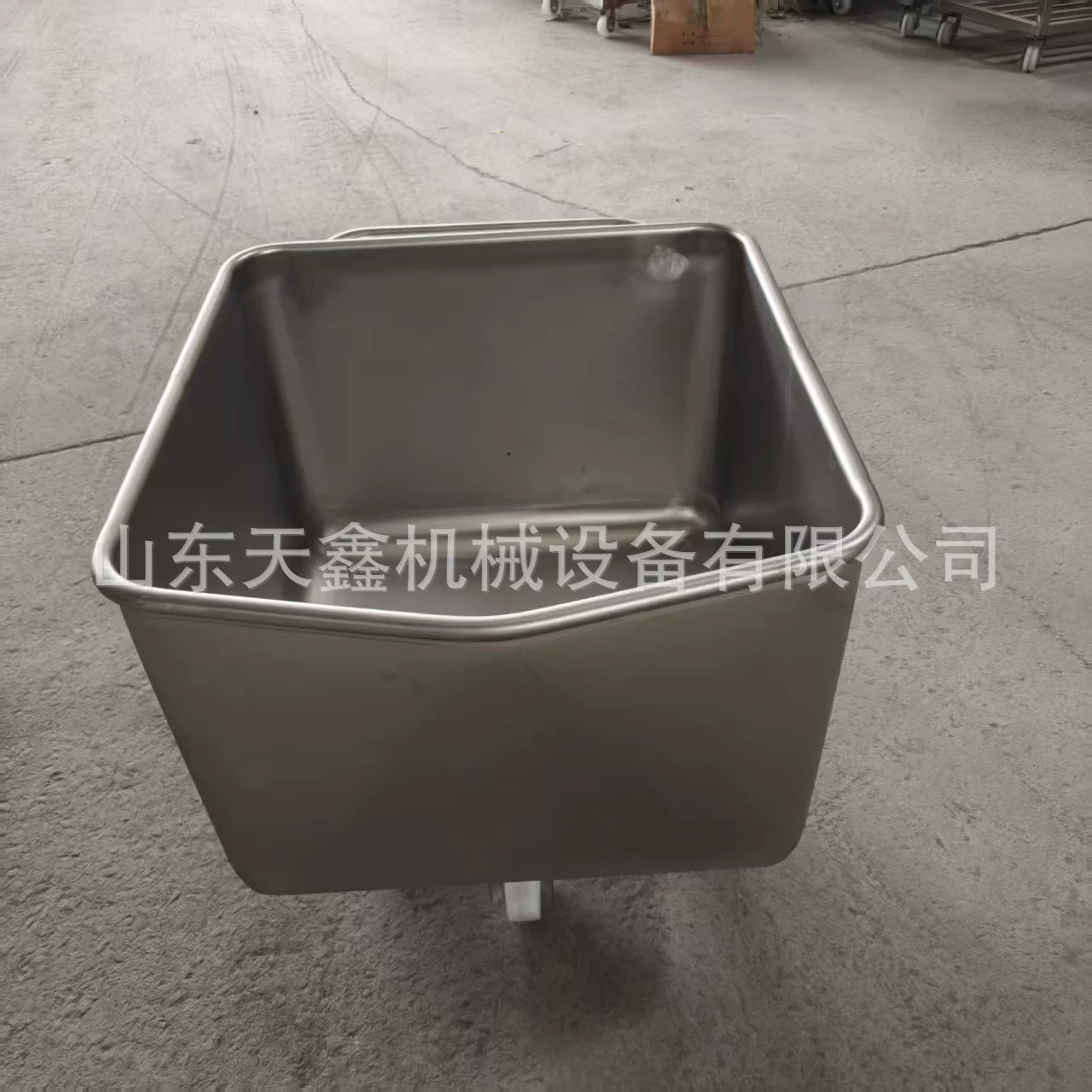 Мясная тележка для пищевого завода, небольшая тележка для мясных продуктов, тележка для транспортировки материалов на пищевой мастерской, оборотная тележка