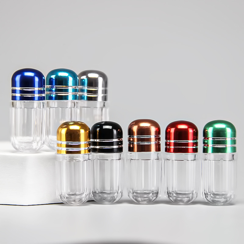 厂家批发八角塑料透明小工艺品外壳小壳子现货