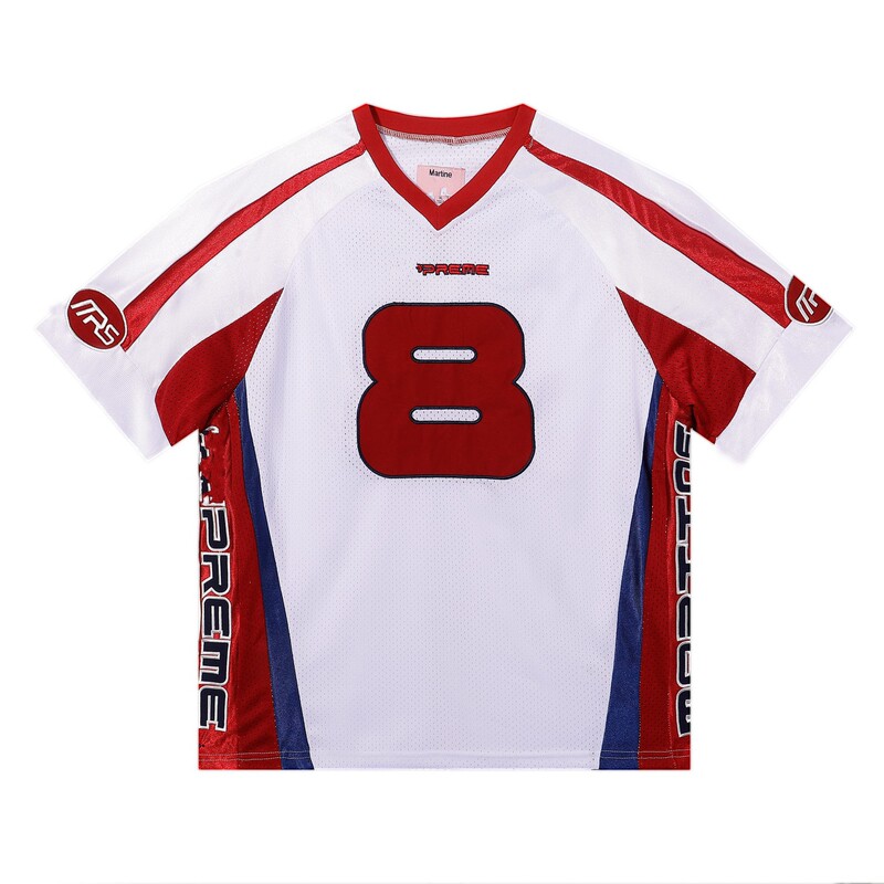 跨境24SSDucatiSoccerJersey杜卡迪联名印花足球宽松运动短袖T恤|undefined