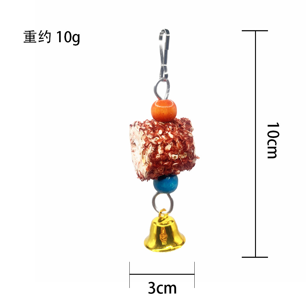 Brocheta de mazorca de maíz hecha a mano natural, loro, juguete, hámster, chinchilla, juguete para morder y aliviar el aburrimiento, accesorios de decoración de jaulas para pájaros