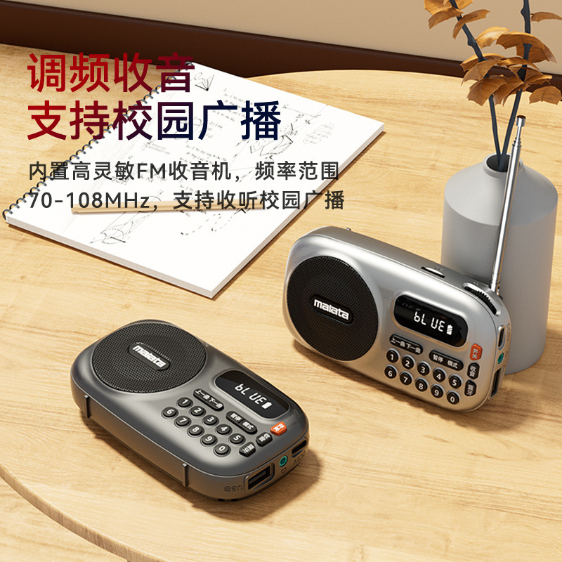 Wan-Li-Da B12 Bluetooth Radio Tf Card USB Digital Music Player Portable Card-Inserting Audio Player