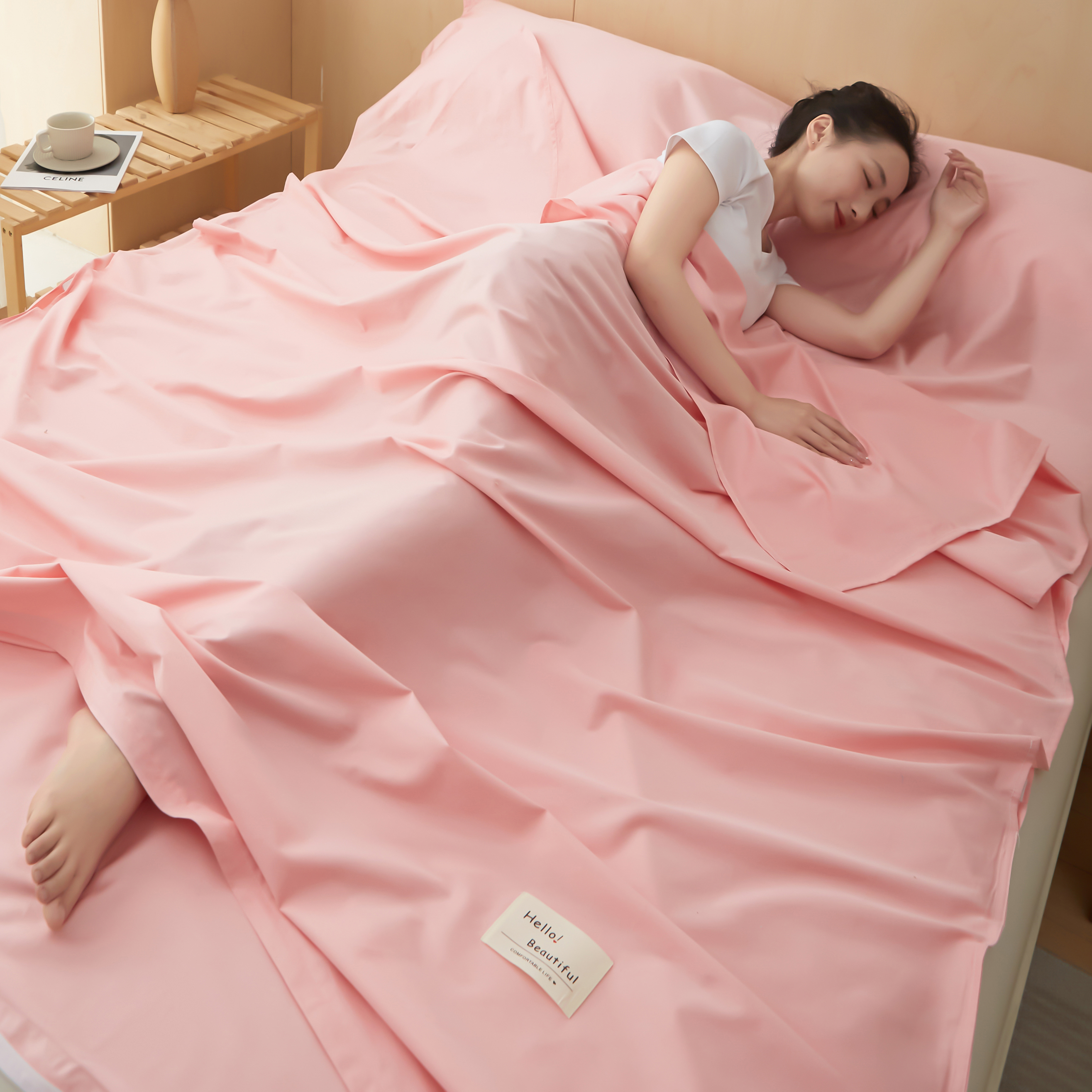 만유 [부드럽고 피부친화적이며 알몸으로 잘 수 있음] 그레이