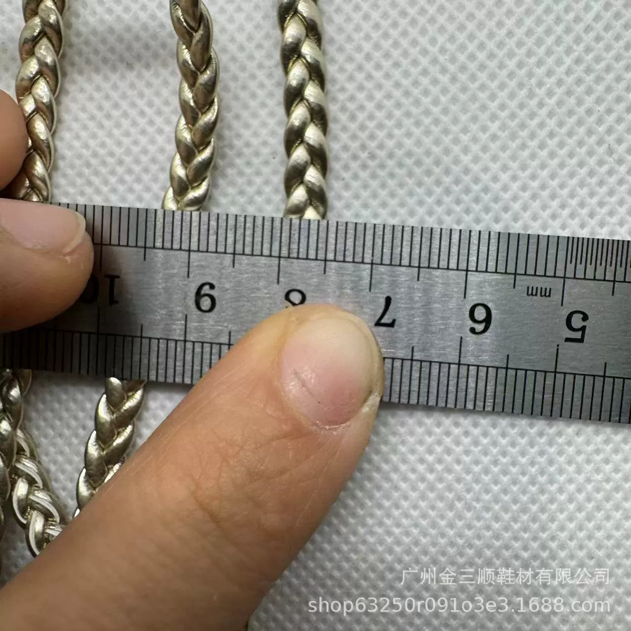 5 мм три нити втягивания полоски PU кожаная тканая одежда обувь сумка ремень аксессуары производитель собственного производства