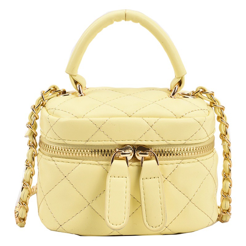 INS moda estilo Chanel estilo occidental niñas padre-hijo bolsa de cosméticos crossbody lápiz labial portátil auricular bolsa bolso de las mujeres