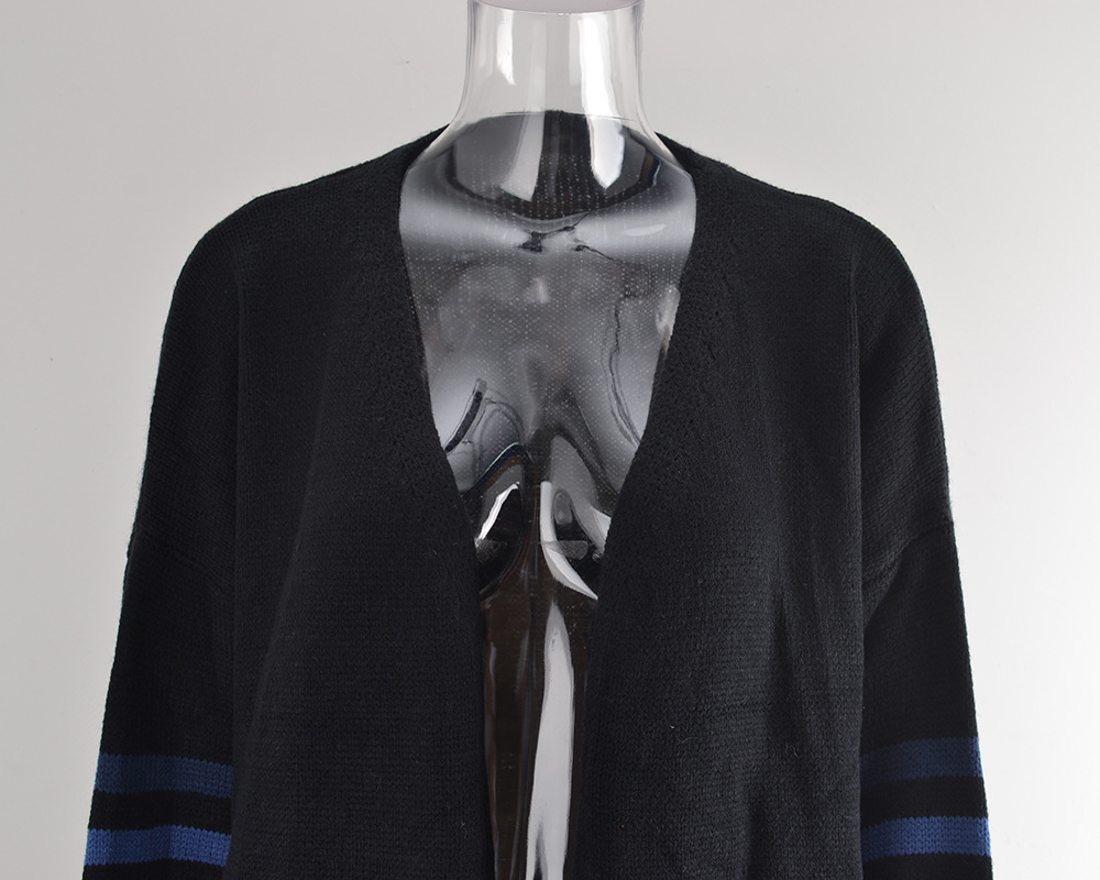 Women's Clothing patchwork loose large size sweater sweater jacket _voghion.com