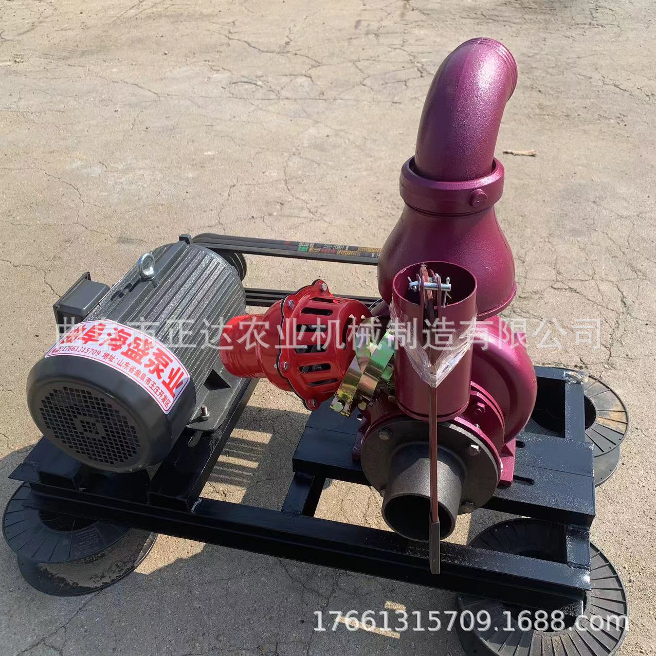 7.5千瓦全铜电机框架款4寸排水泵 农田远距离送水抽水机 农用水泵