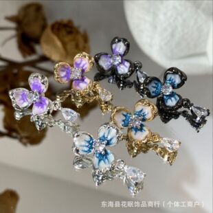 ��ɫ14k�����{ɫ�p�������껨diy�Ʒ�ֹ�����ˮ�����