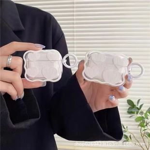 Heart-shaped wave for apple AirPods4 wireless bluetooth protective case pro2 earphone case 3 generation earphone case