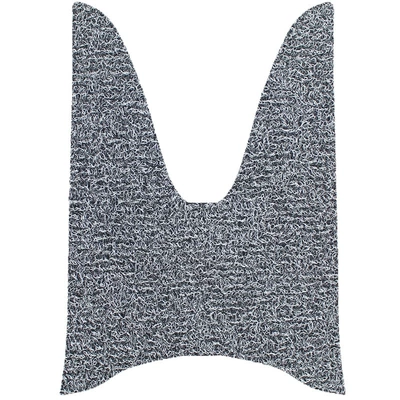 Suitable for Suzuki Haojue New Electric vehicle foot mat - black-and-gray-silk-circle-foot-pads