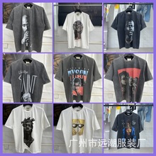 ��ʽ�߽�BIG FACE����ֱ��ӡ��vintage�ذ�ˮϴ����VTG����T����