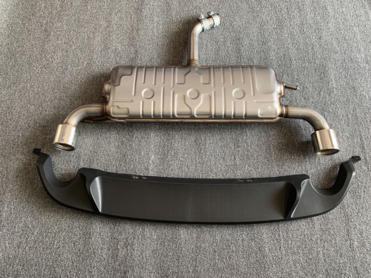 Golf 6 Modified GTI Rear Lip Rear Deflector Exhaust Pipe Tail Section Rear Section Rear Bumper Rear Surrounding Spoiler