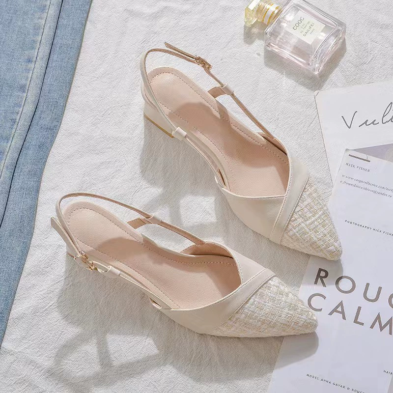 Унисекс-сандалии с ремешком, стиль Chanel