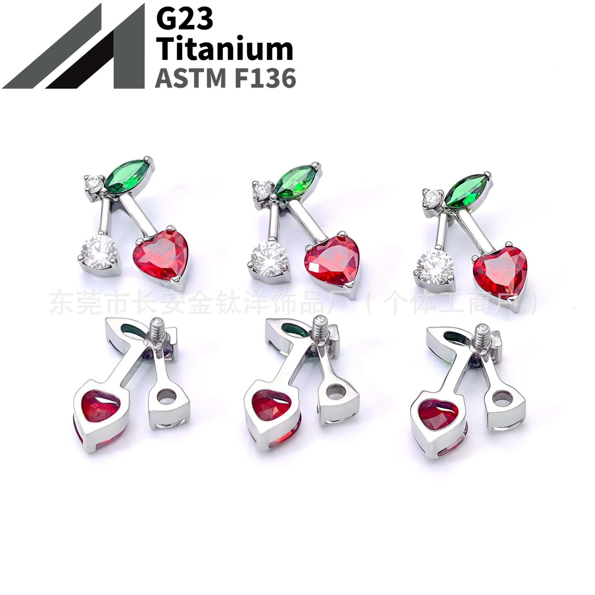 16G labret stud size and finish detail