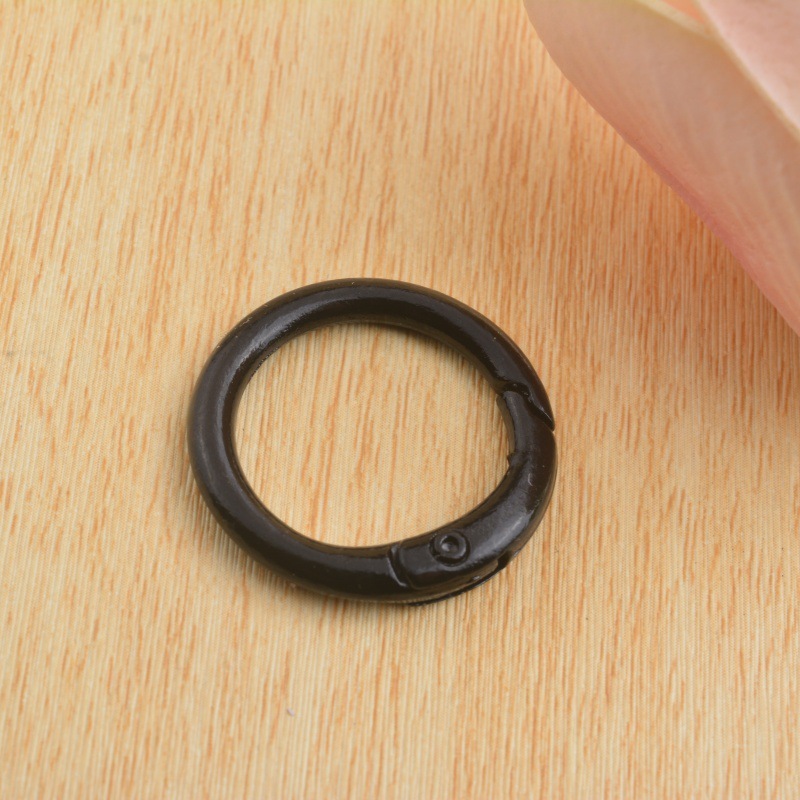 ホット販売 DIY ジュエリーアクセサリー 33 ミリメートルスプリングバックルスプリングコイル合金ペイントカラーカードリングキー材料卸売|undefined