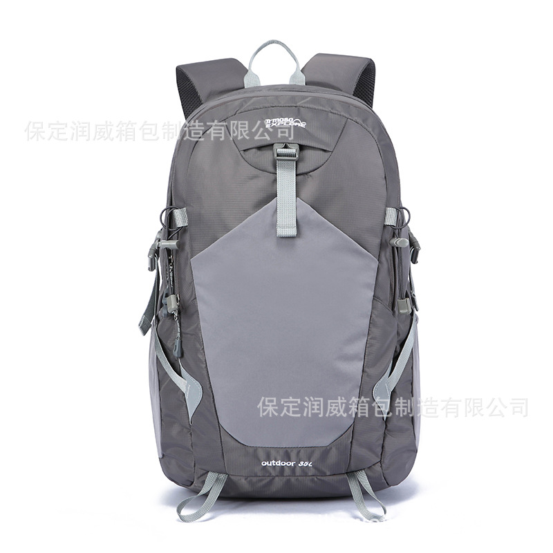 Mochila ligera al aire libre simple para hombres y mujeres, mochila de moda, mochila de viaje al aire libre impermeable, mochila de montaña