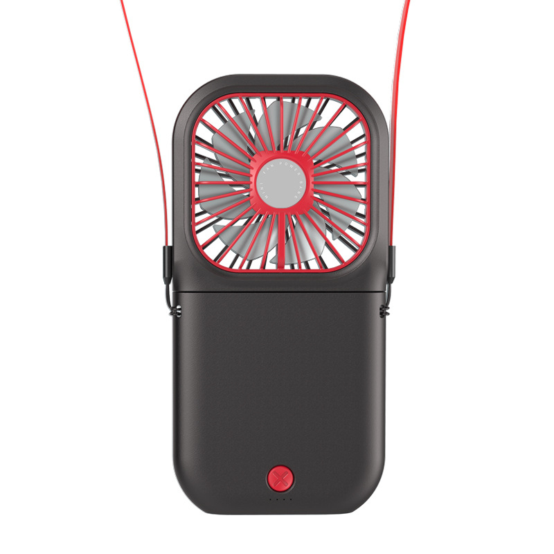 Mini ventilador plegable transfronterizo USB de escritorio silencioso ventilador eléctrico portátil de cuello cargador