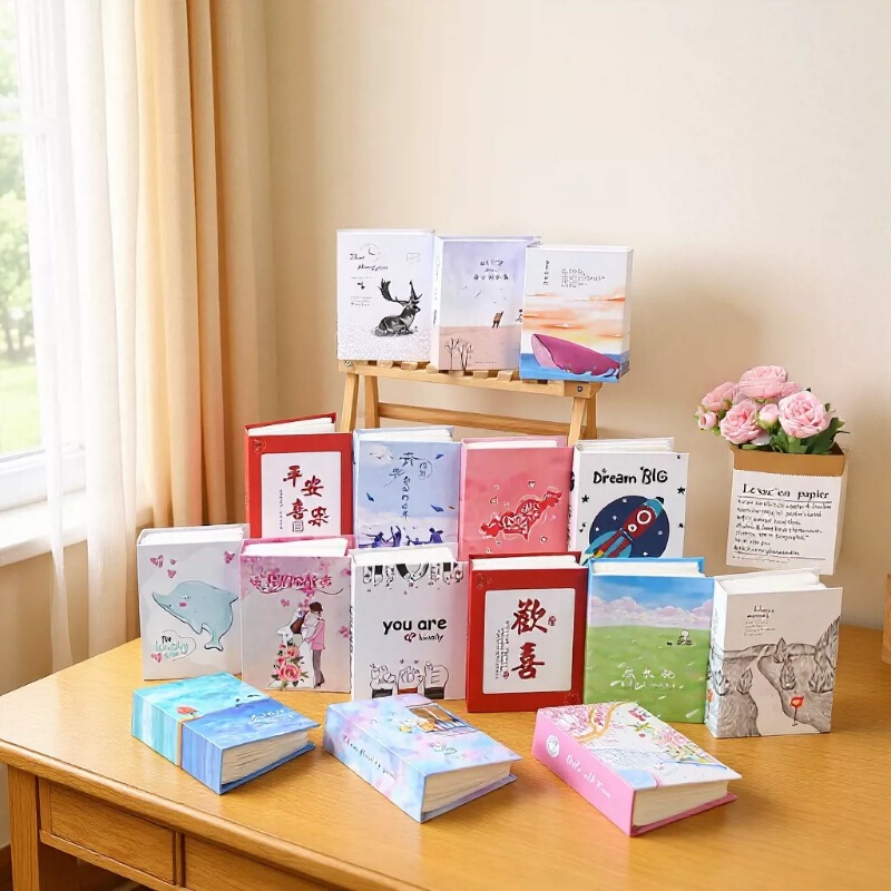 Tokugawa 4R6 Inch 100 Insert-Type Cartoon Photo Album Storage Book Cross-Border Hot-Selling Wholesale in Stock