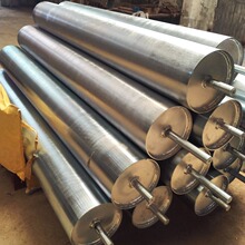 德坤超大超重型无动力滚筒动力包胶辊筒重型输送滚筒品质优良